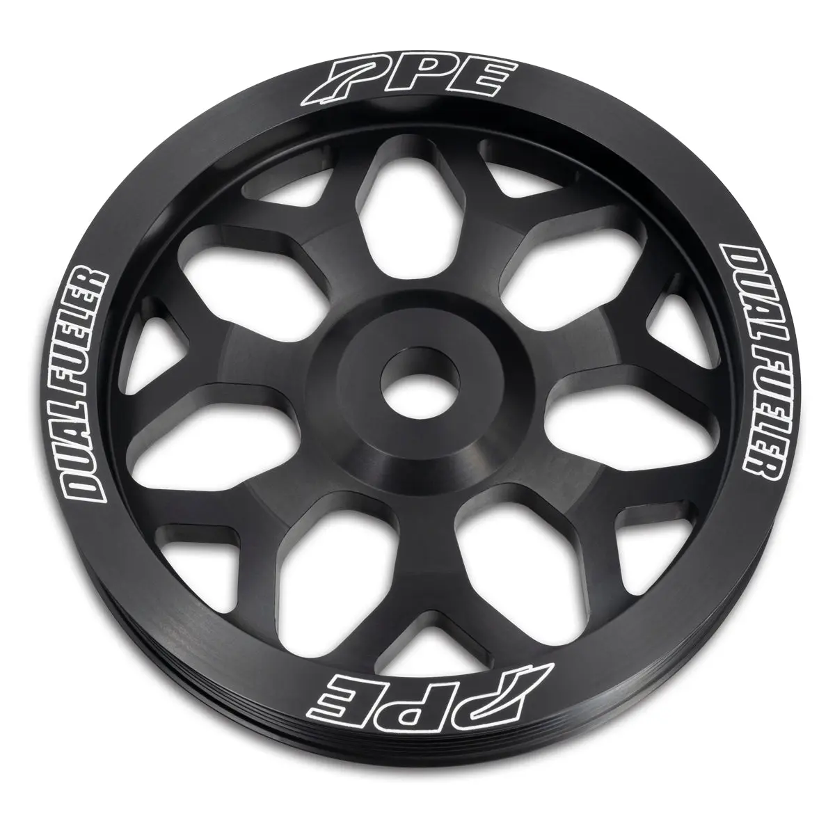 2001-2016 GM 6.6L Duramax 7Y-Spoke Style Billet Aluminum Pulley Wheel - Image 4