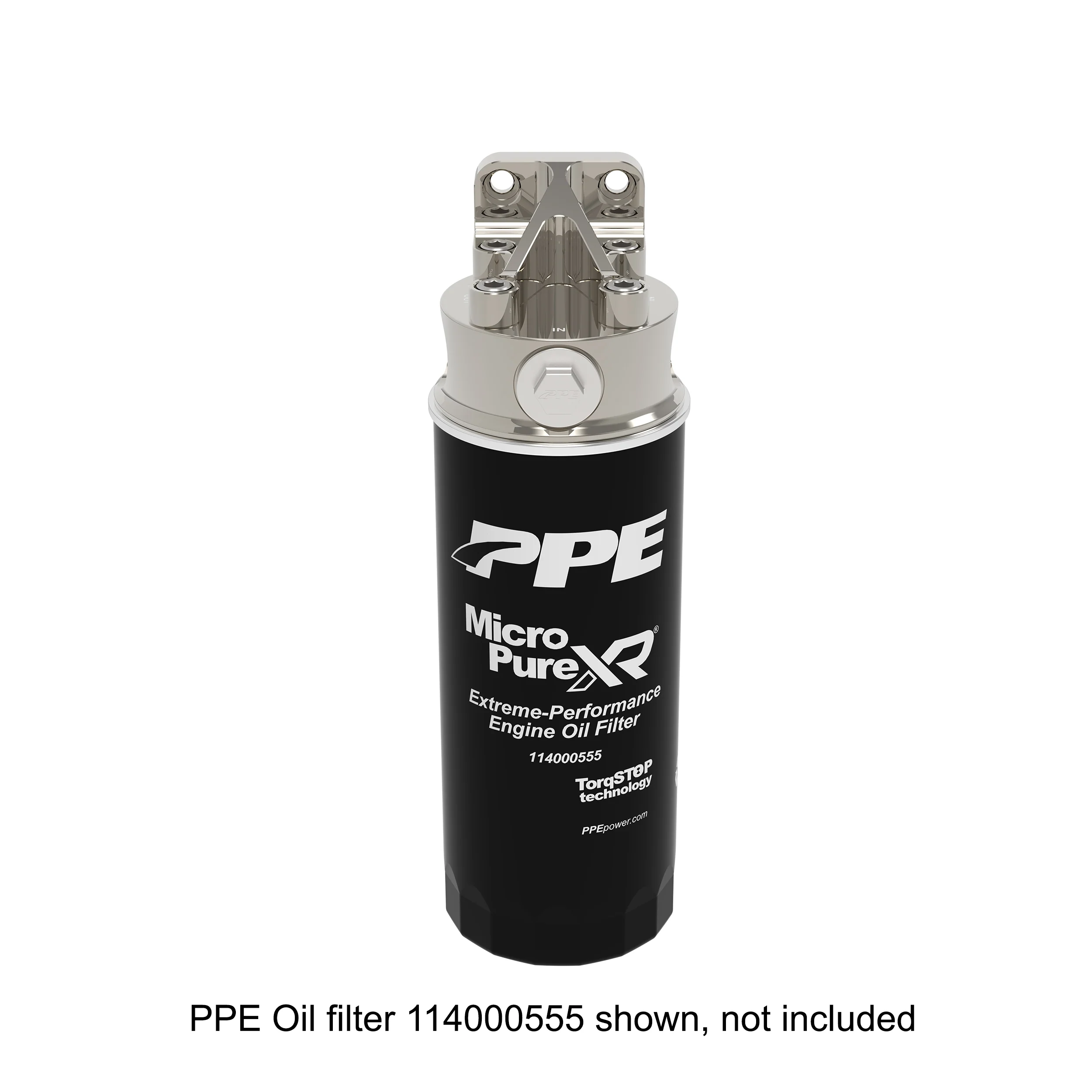 Remote Oil Filter Mount Kit - Polished 304 Stainless Steel - Image 4